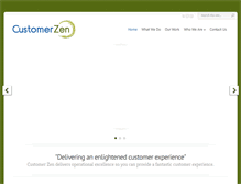 Tablet Screenshot of customerzen.net